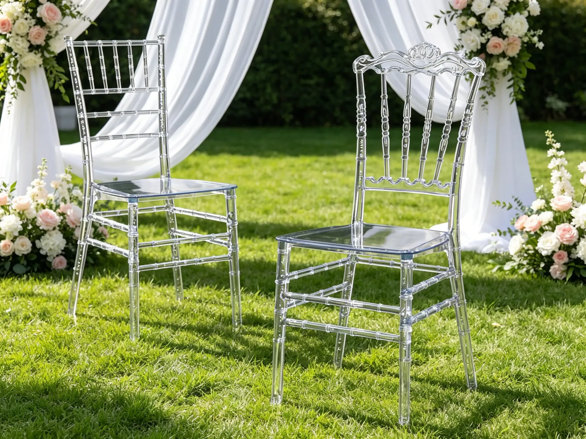 Modern Clear Acrylic Banquet Chair